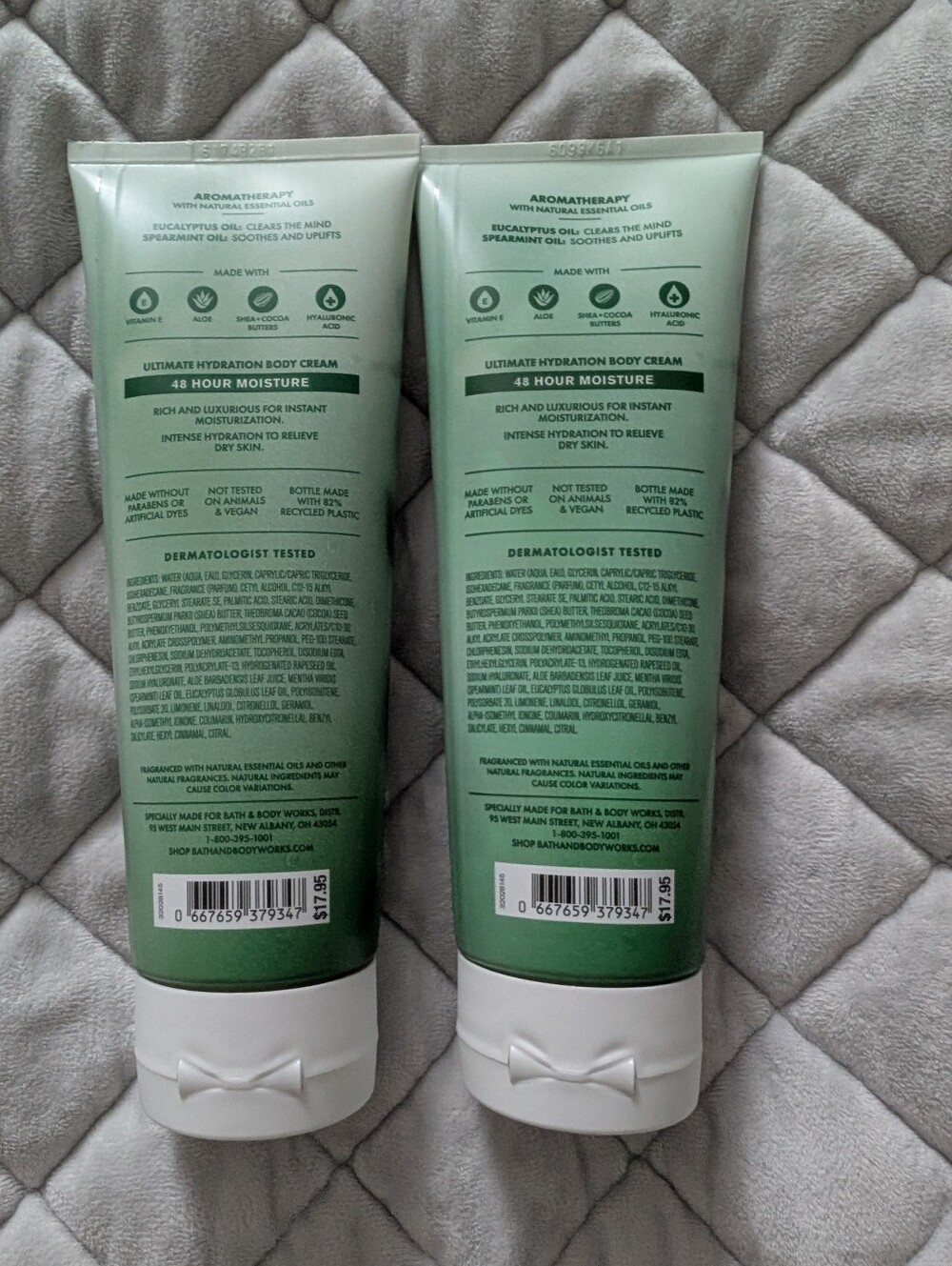NEW! Bath And Body Works Stress Relief Eucalyptus Spearmint Body Cream - Picture 2 of 3